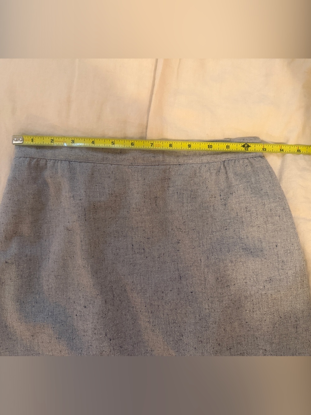 Vintage Heather Gray Pencil Skirt